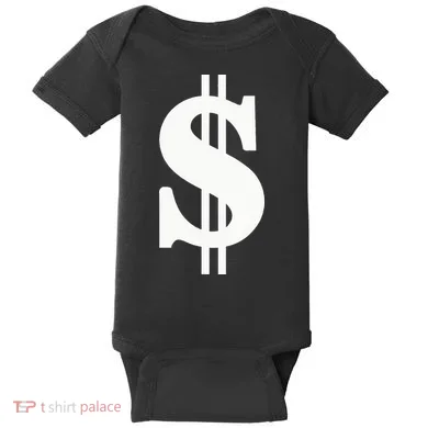Dollar Sign Baby Bodysuit