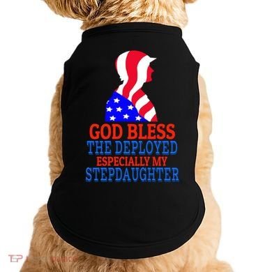 Deployed Stepdaughter Design For Stepdad Or Stepmom Gift Doggie Tank