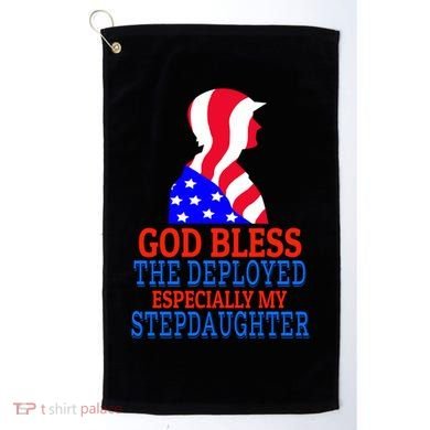 Deployed Stepdaughter Design For Stepdad Or Stepmom Gift Golf Towel