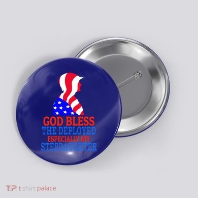 Deployed Stepdaughter Design For Stepdad Or Stepmom Gift Button
