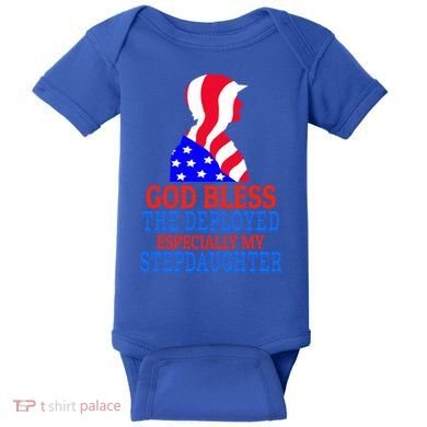Deployed Stepdaughter Design For Stepdad Or Stepmom Gift Baby Bodysuit
