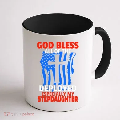 Deployed Stepdaughter Design For Stepmom Or Stepdad Gift Coffee Mug back