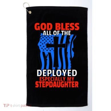 Deployed Stepdaughter Design For Stepmom Or Stepdad Gift Golf Towel