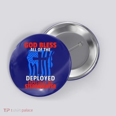 Deployed Stepdaughter Design For Stepmom Or Stepdad Gift Button
