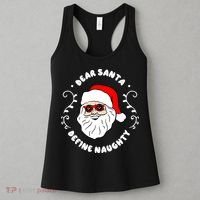 Dear Santa Define Naughty Funny St Nick Claus Christmas Women's Tank Top thumb 3