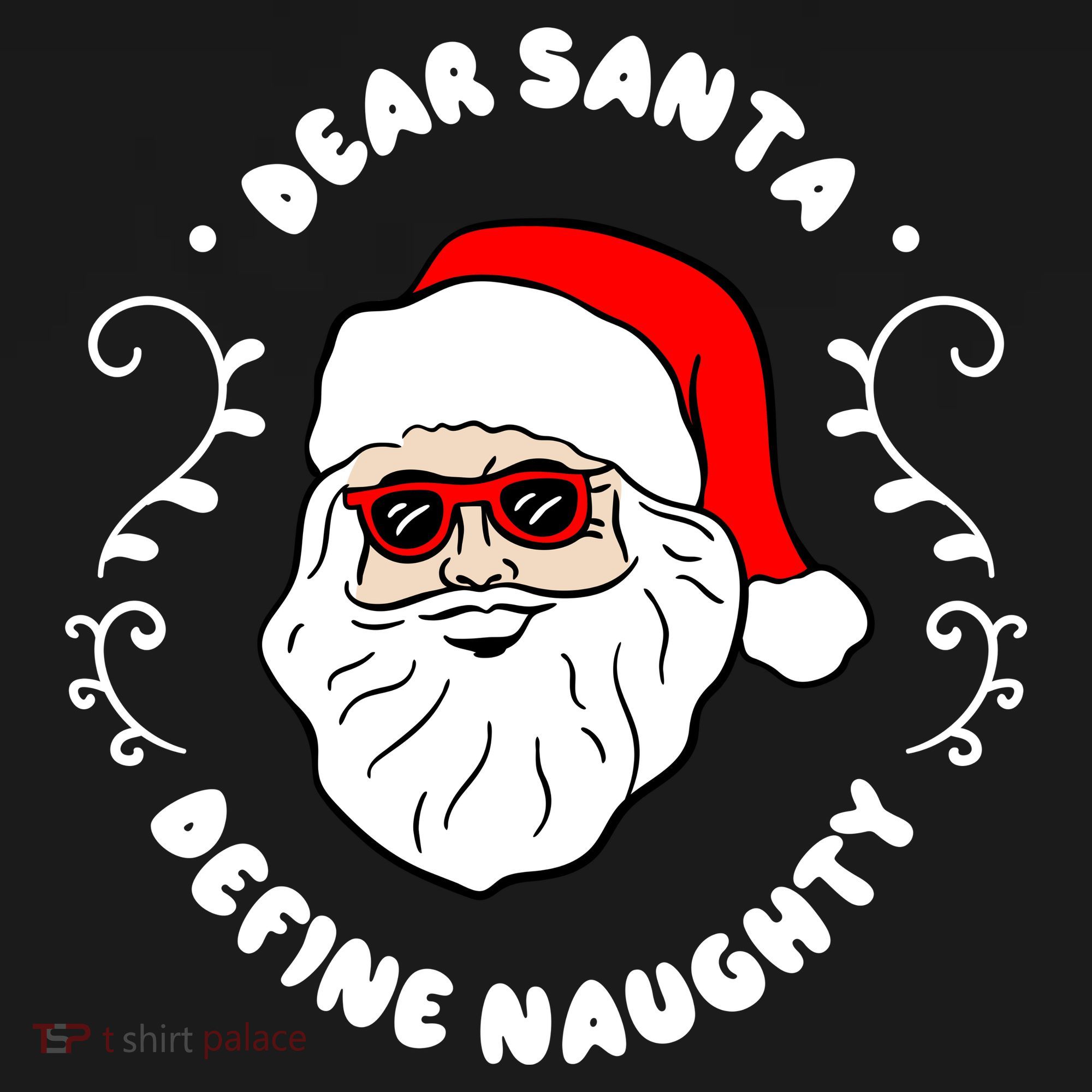 Dear Santa Define Naughty Funny St Nick Claus Christmas Visor