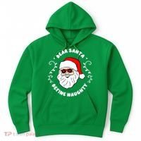 Dear Santa Define Naughty Funny St Nick Claus Christmas Hoodie thumb 0