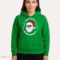 Dear Santa Define Naughty Funny St Nick Claus Christmas Hoodie thumb 5