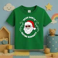 Dear Santa Define Naughty Funny St Nick Claus Christmas Toddler T-Shirt thumb 3