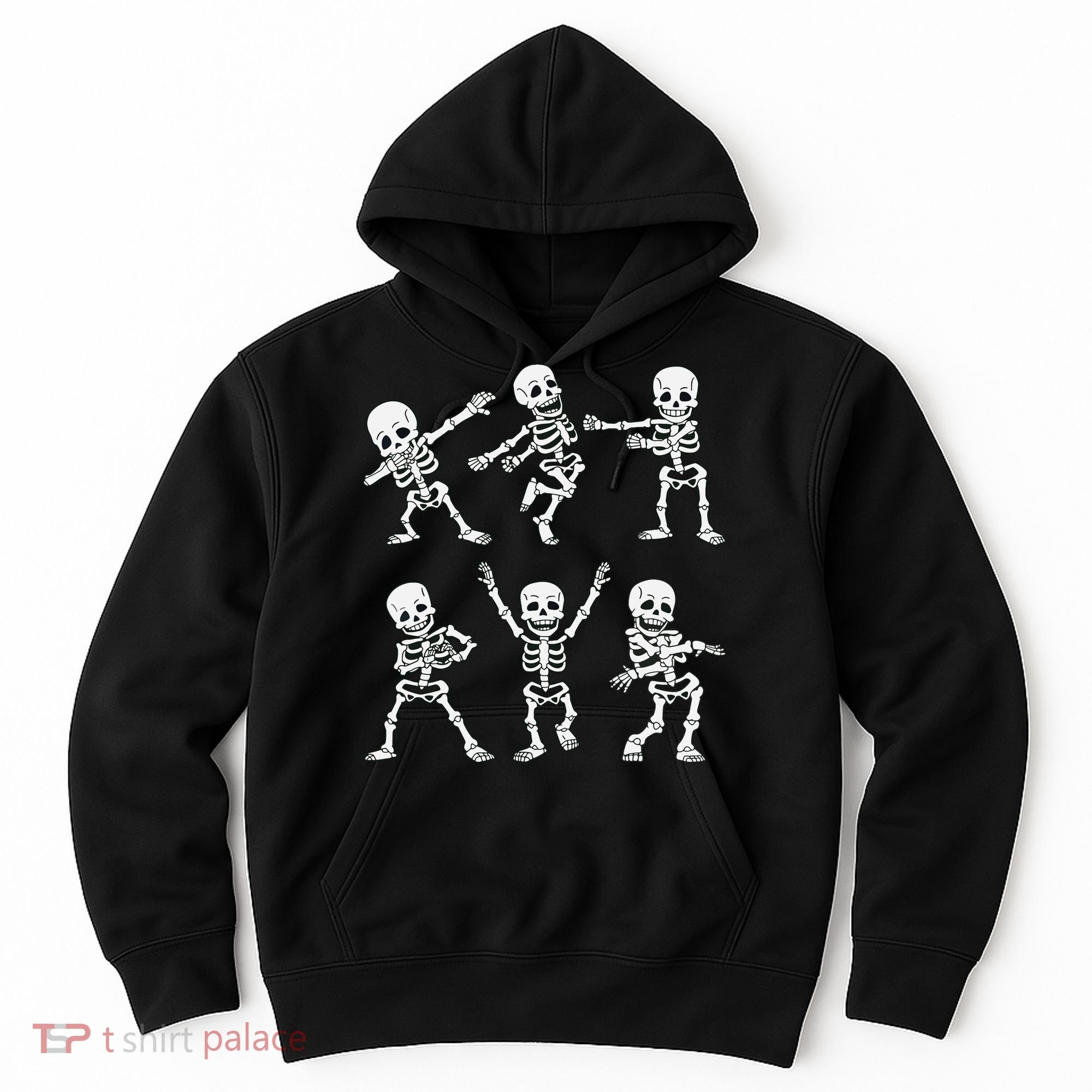 Dancing Skeletons Dance Challenge Boy Girl Kids Halloween Hoodie
