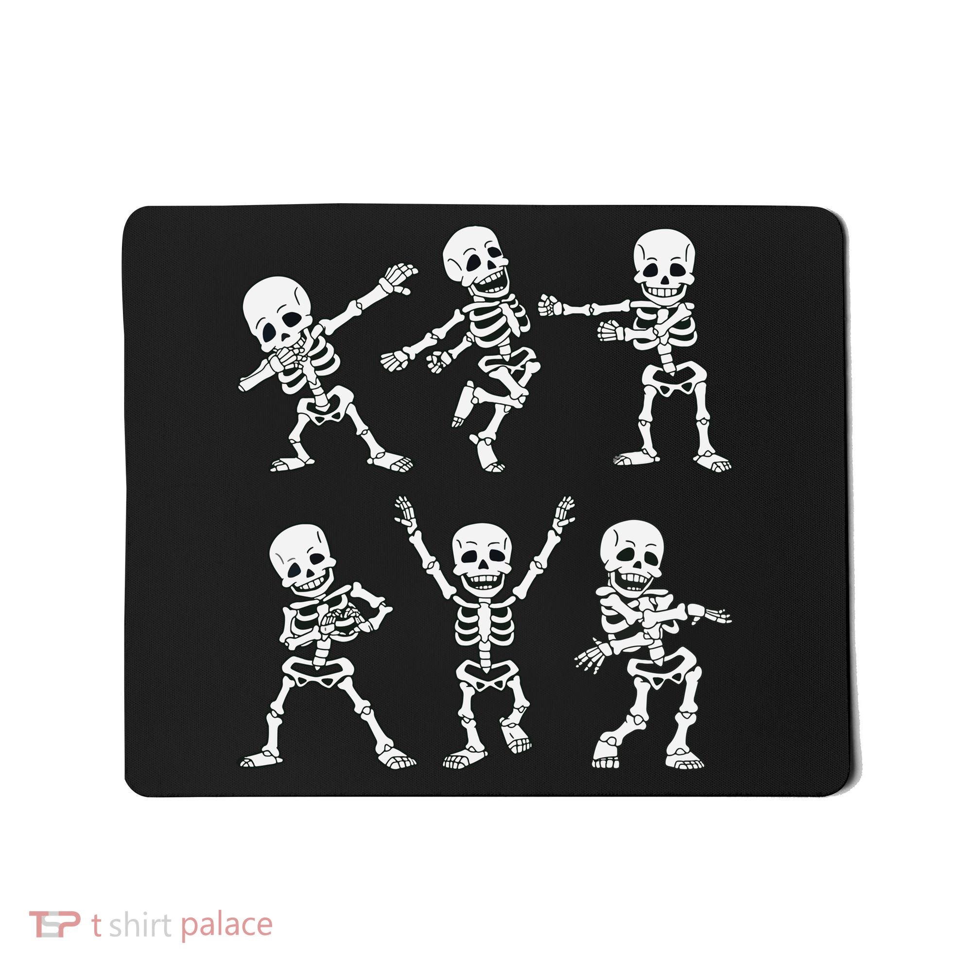Dancing Skeletons Dance Challenge Boy Girl Kids Halloween Mousepad