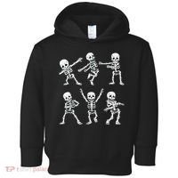 Dancing Skeletons Dance Challenge Boy Girl Kids Halloween Toddler Hoodie thumb 0