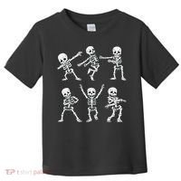Dancing Skeletons Dance Challenge Boy Girl Kids Halloween Toddler T-Shirt thumb 0