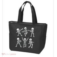 Dancing Skeletons Dance Challenge Boy Girl Kids Halloween Tote Bag thumb 3