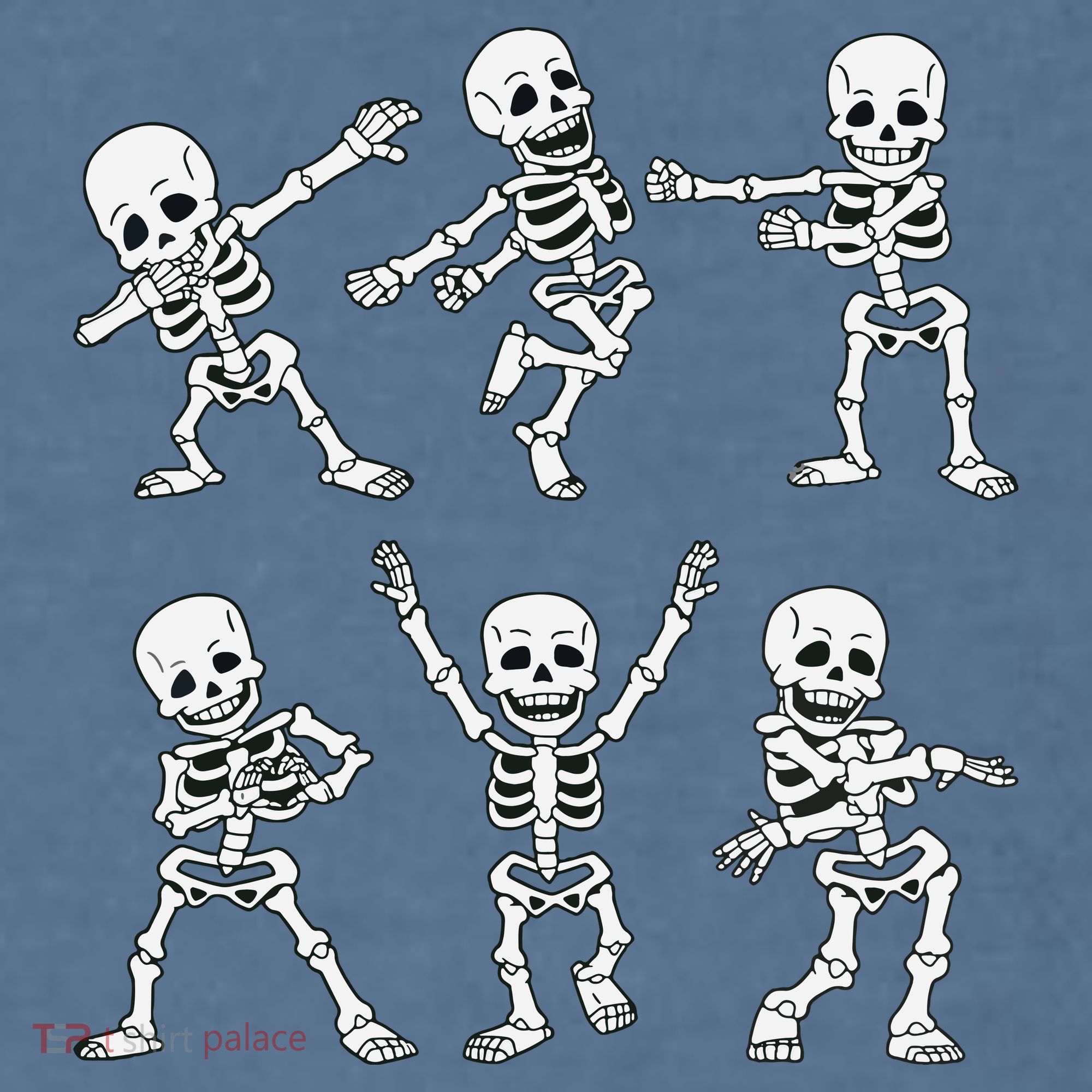 Dancing Skeletons Dance Challenge Boy Girl Kids Halloween Comfort Colors Garment-Dyed Hooded Sweatshirt