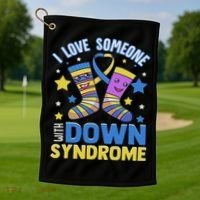Down Syndrome Golf Towel thumb 1
