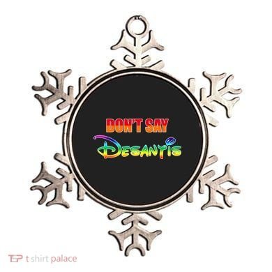 Dont Say Desantis Anti Florida Ornament