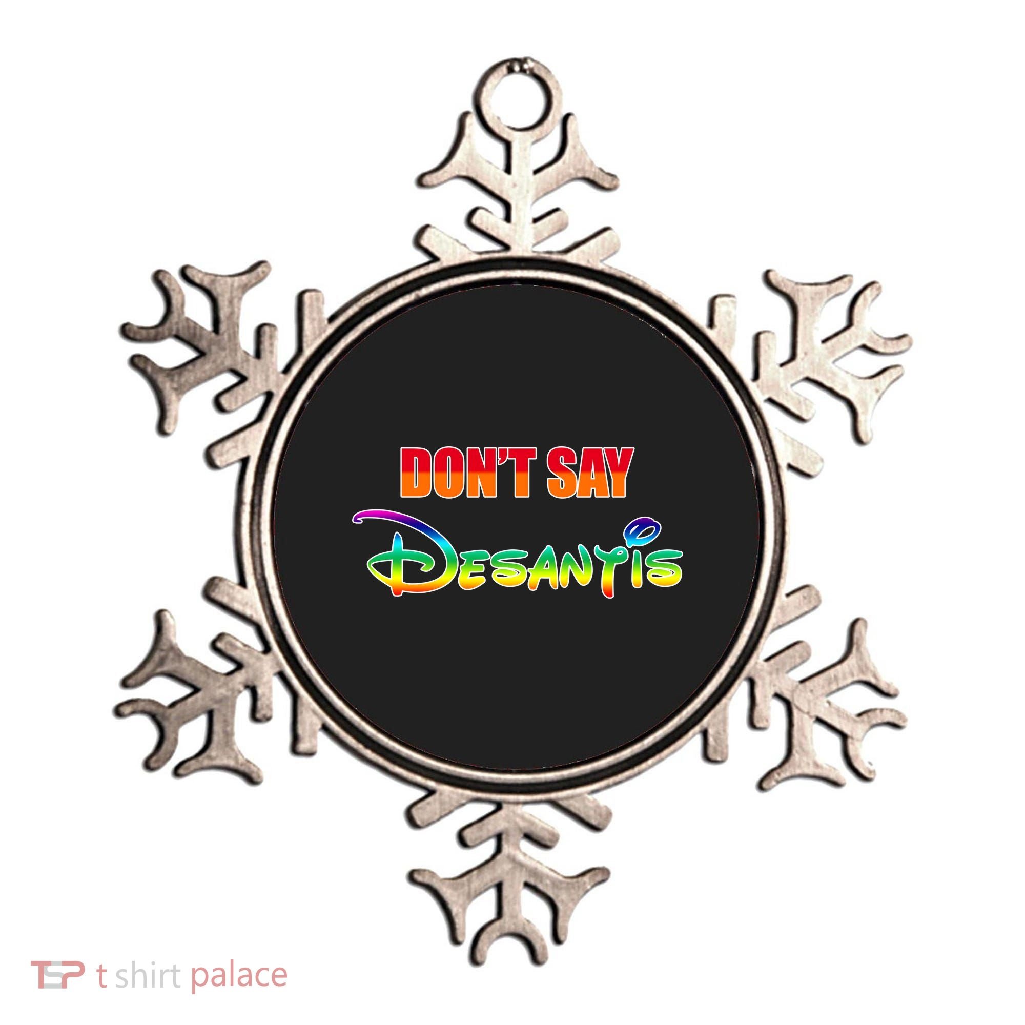 Dont Say Desantis Anti Florida Ornament
