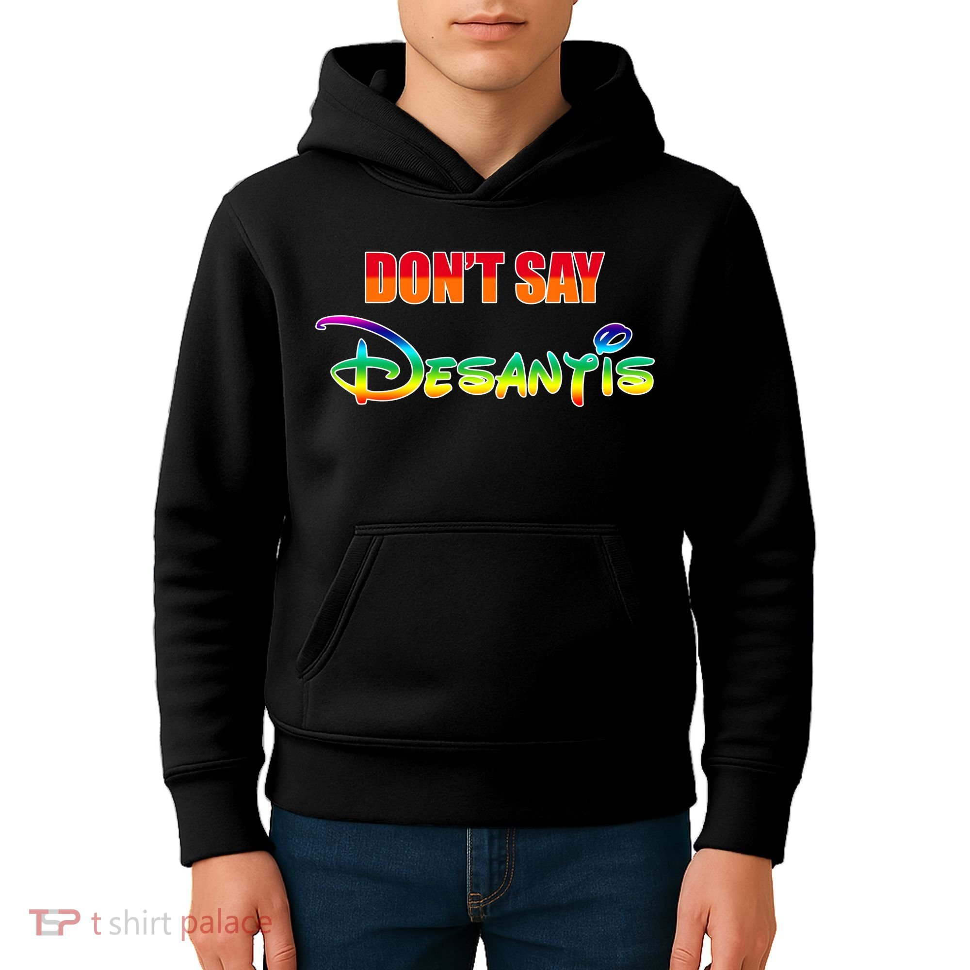 Dont Say Desantis Anti Florida Kids Hoodie