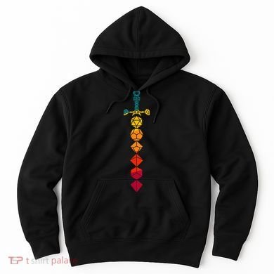 D.20 Shirt Dungeons Shirt Dice Sword Vintage Hoodie