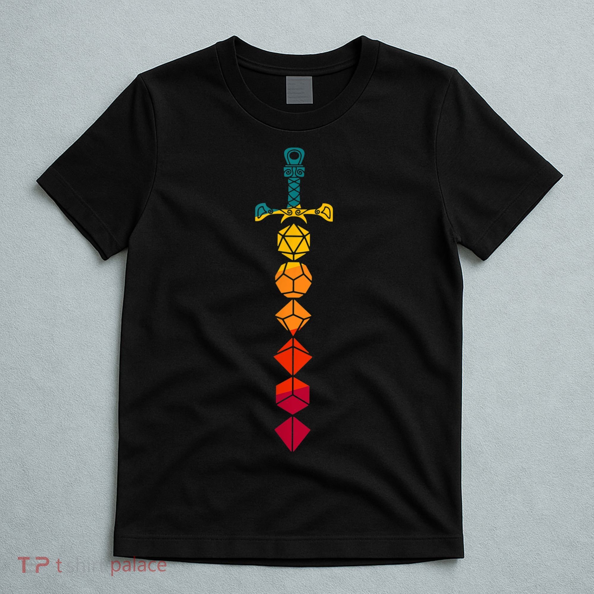 D.20 Shirt Dungeons Shirt Dice Sword Vintage T-Shirt
