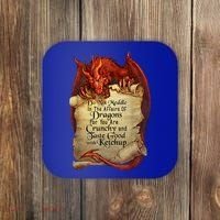 Dragon Shirt Do Not Meddle In The Affairs Of Dragons Gift Coaster thumb 0