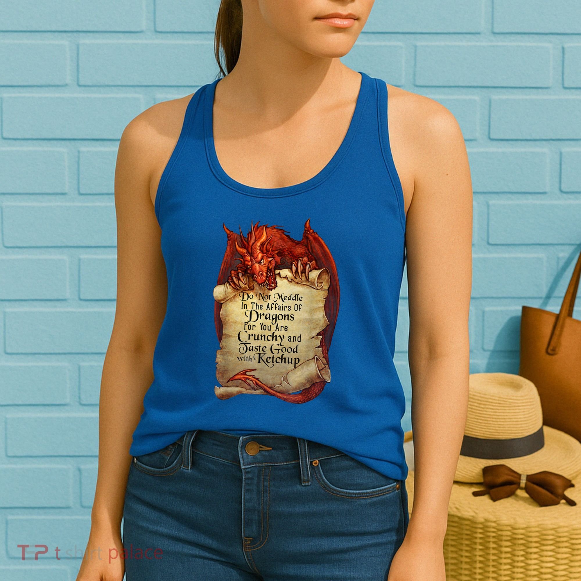 Dragon Shirt Do Not Meddle In The Affairs Of Dragons Gift Women's Tank Top
