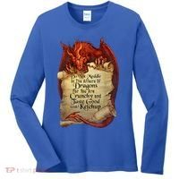 Dragon Shirt Do Not Meddle In The Affairs Of Dragons Gift Women's Long Sleeve Shirt thumb 0
