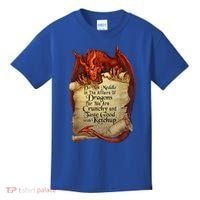 Dragon Shirt Do Not Meddle In The Affairs Of Dragons Gift Kids T-Shirt thumb 0