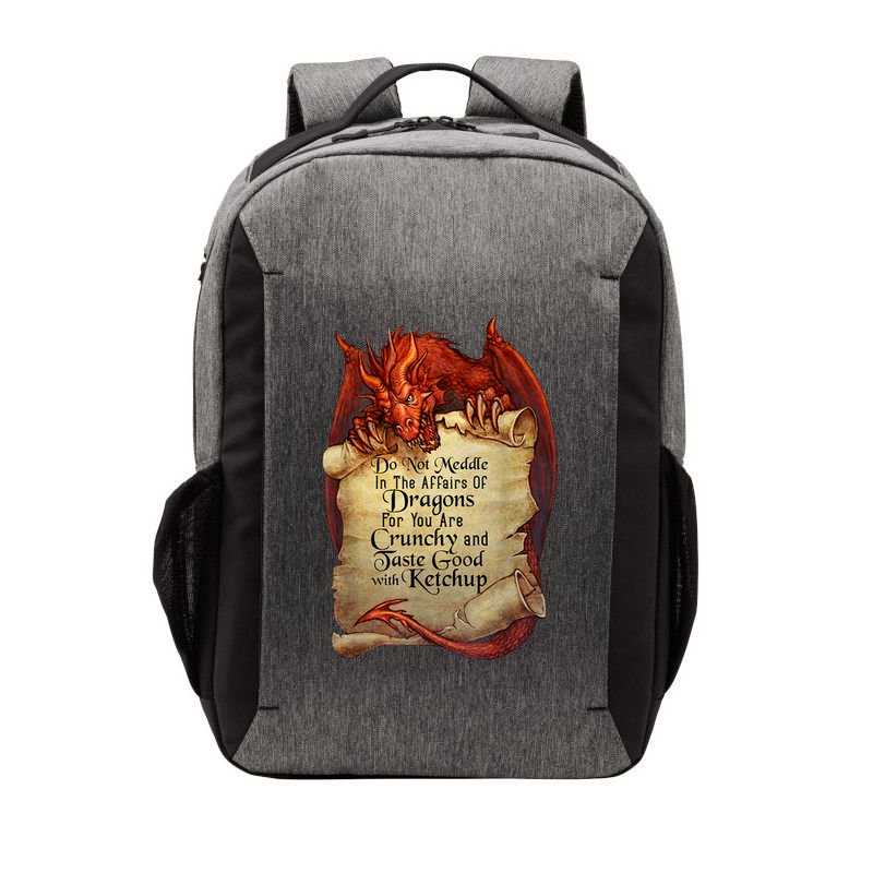 Dragon Shirt Do Not Meddle In The Affairs Of Dragons Gift Vector Backpack