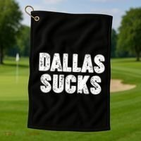 Dallas Sucks Golf Towel thumb 1