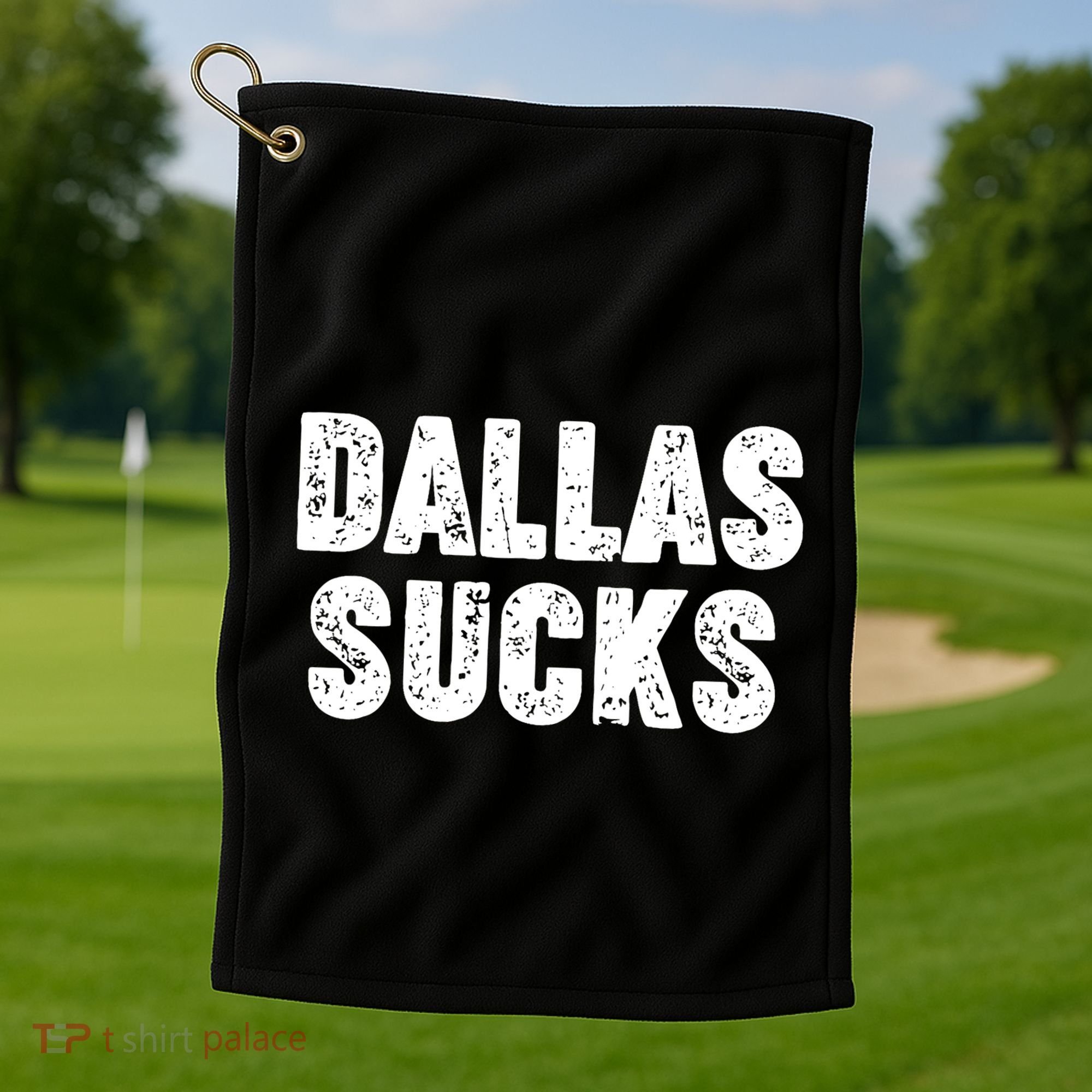 Dallas Sucks Golf Towel