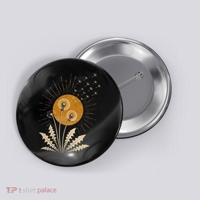 Dandelion Sun Button