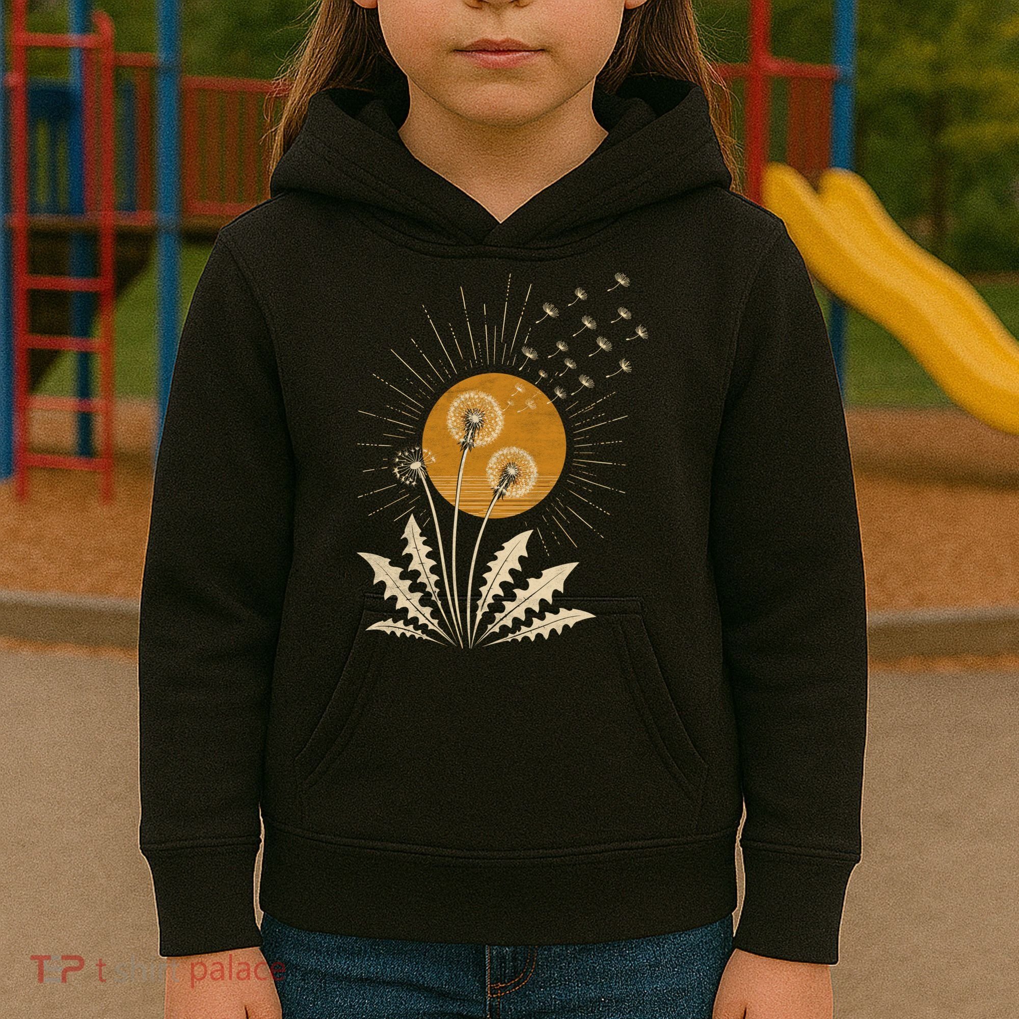 Dandelion Sun Kids Hoodie