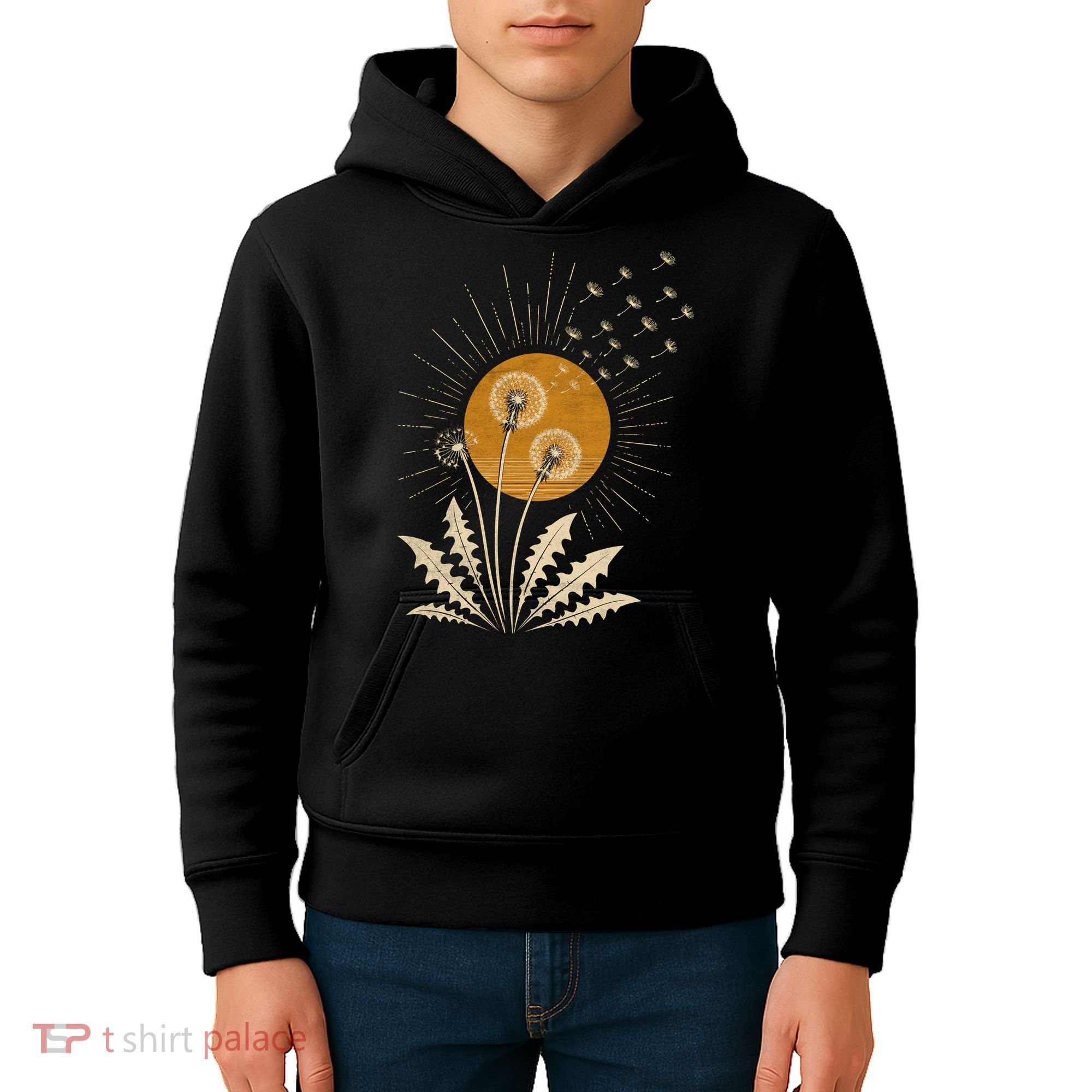 Dandelion Sun Kids Hoodie