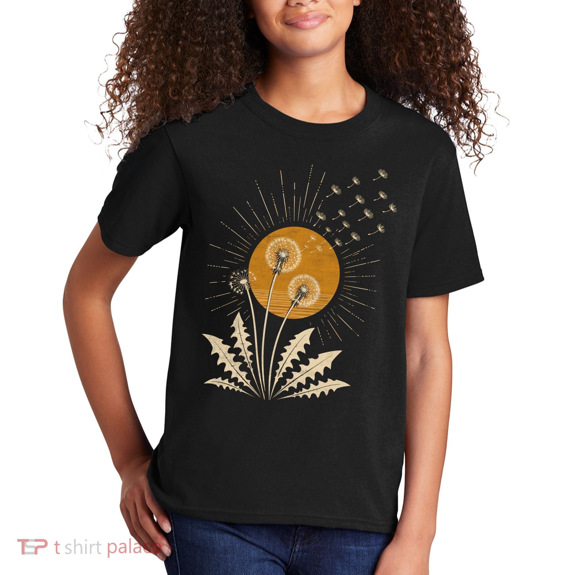 Dandelion Sun Kids T-Shirt
