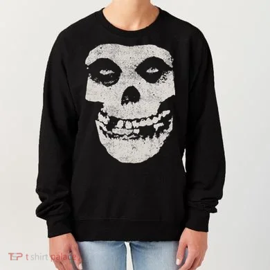 Distressed Skull Women's Sweatshirt