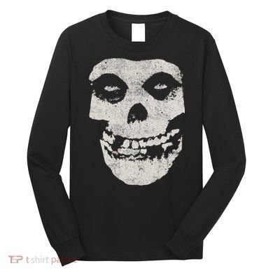 Distressed Skull Long Sleeve Shirt