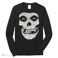 Distressed Skull Long Sleeve Shirt thumb 0