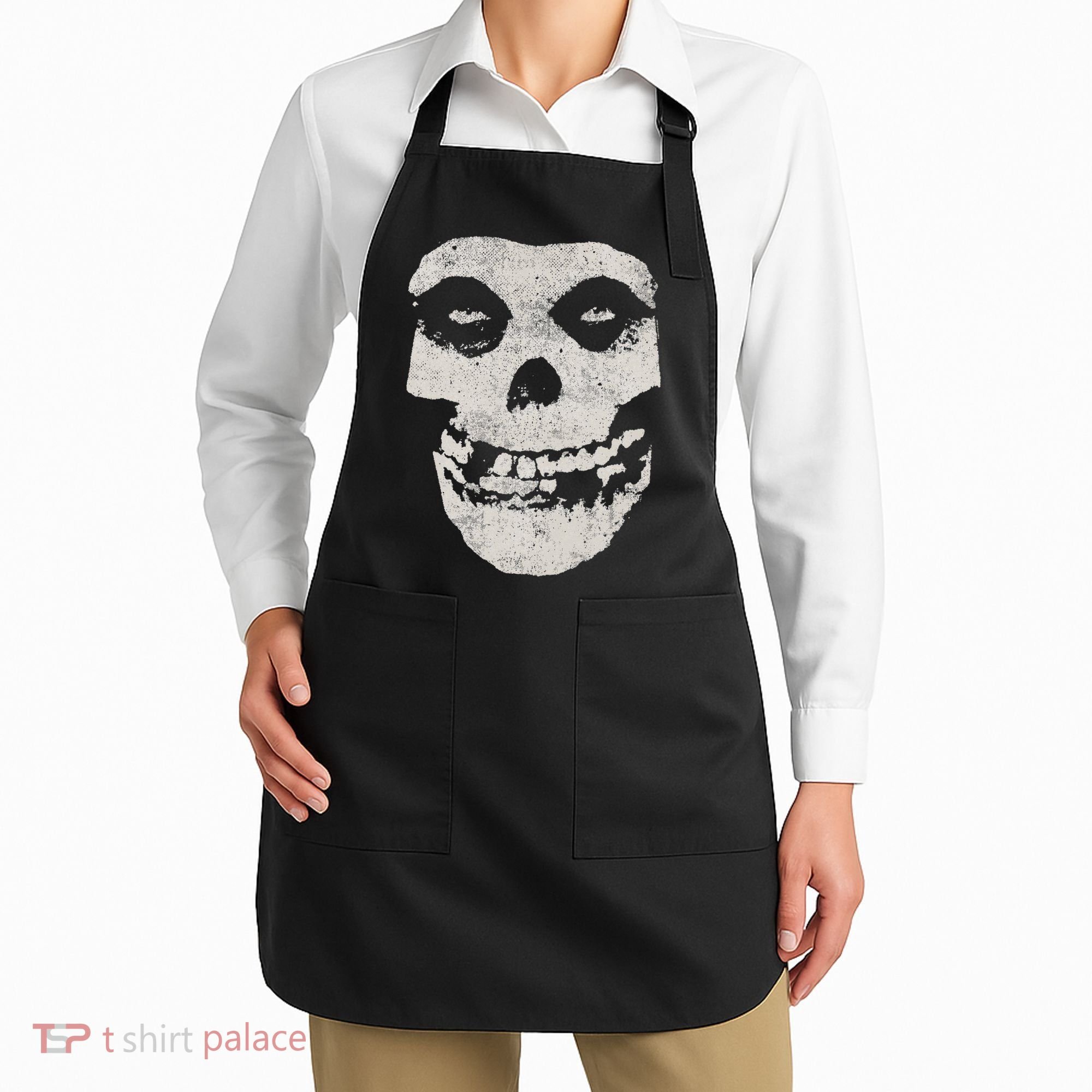 Distressed Skull Apron