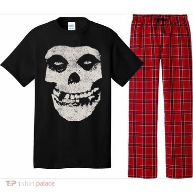 Distressed Skull Pajama Set