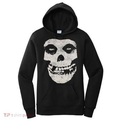 Distressed Skull Women's Hoodie