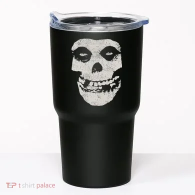 Distressed Skull Tumbler