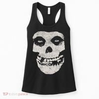Distressed Skull Women's Tank Top thumb 0