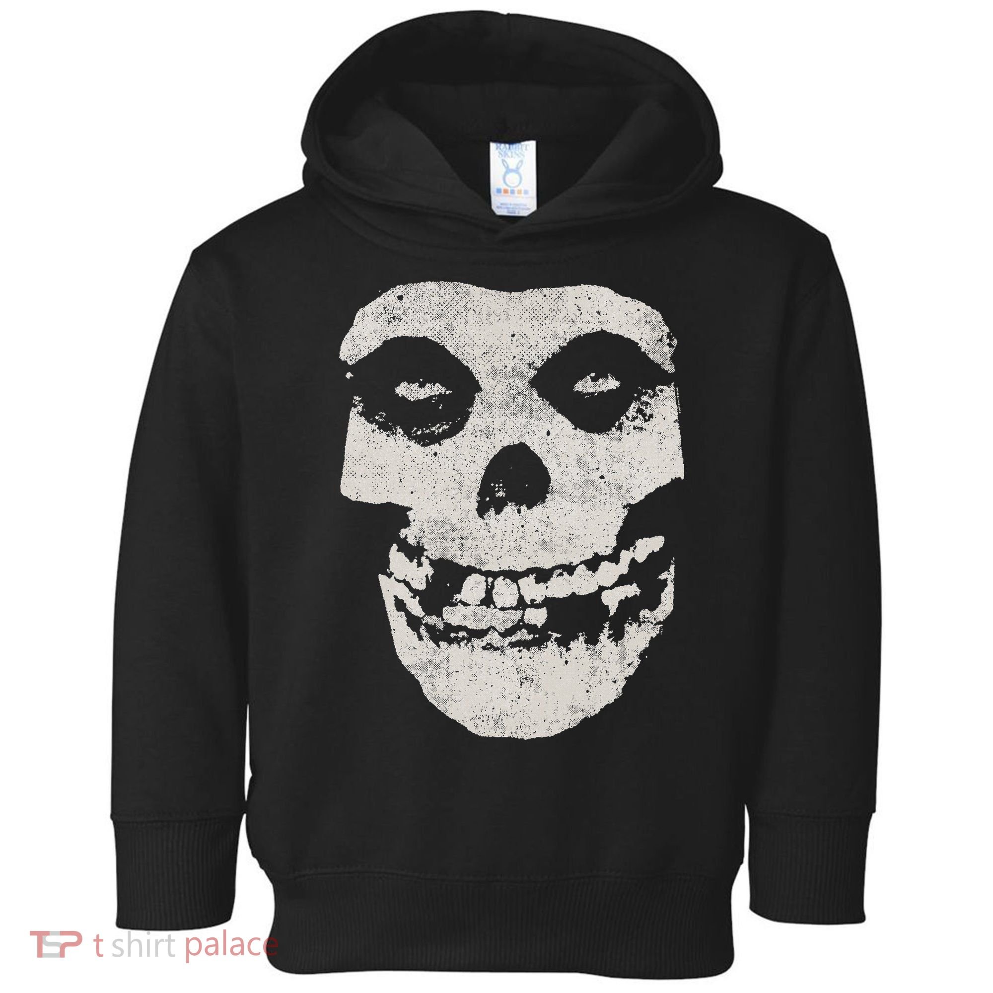 Distressed Skull Toddler Hoodie