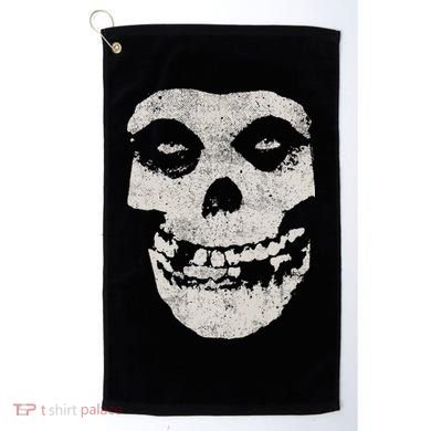 Distressed Skull Golf Towel