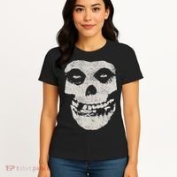 Distressed Skull Women's T-Shirt thumb 4