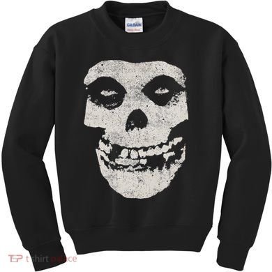 Distressed Skull Kids Sweatshirt