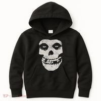 Distressed Skull Kids Hoodie thumb 0
