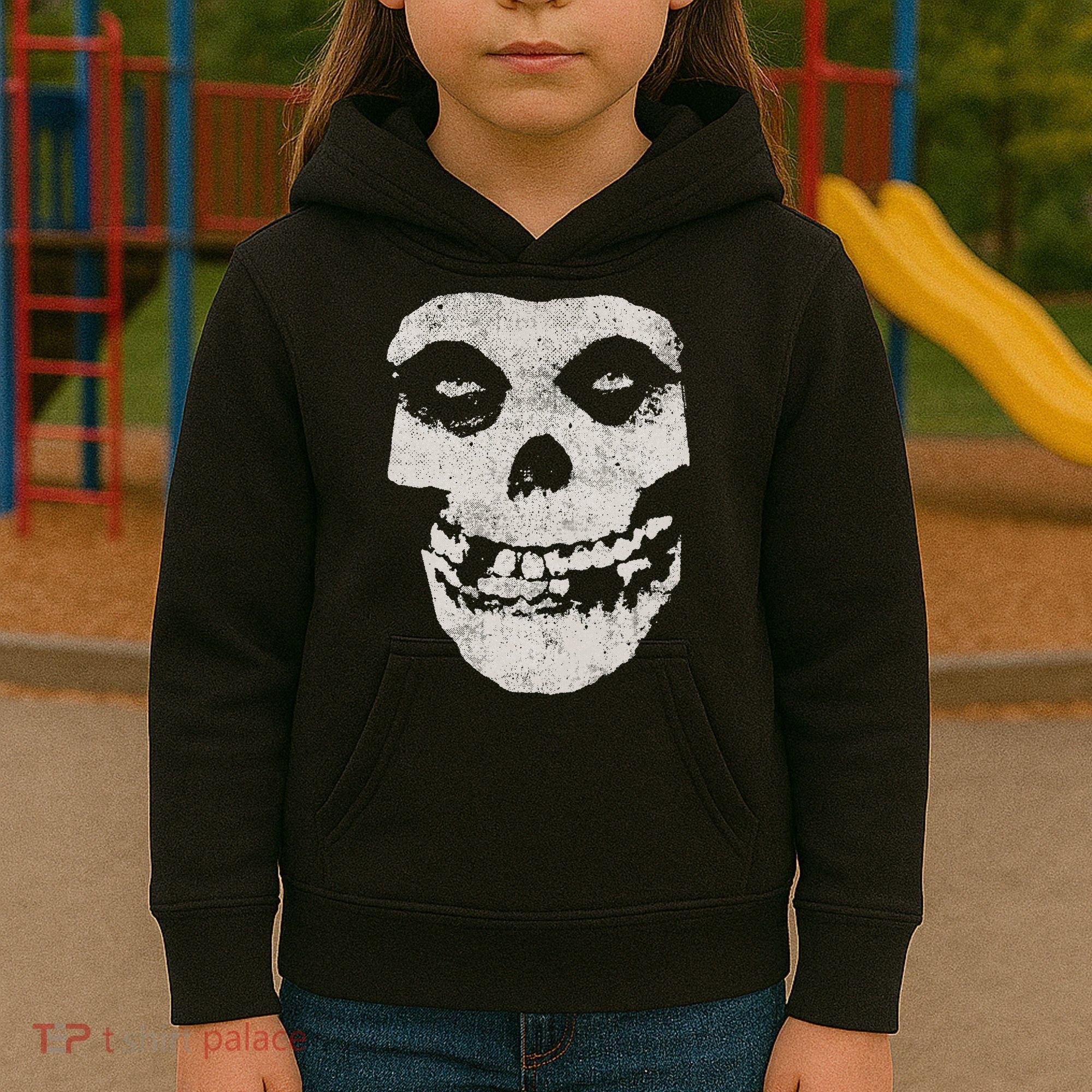 Distressed Skull Kids Hoodie